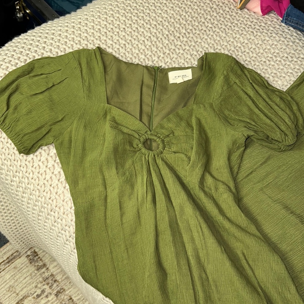 Green maxi dress!!!
